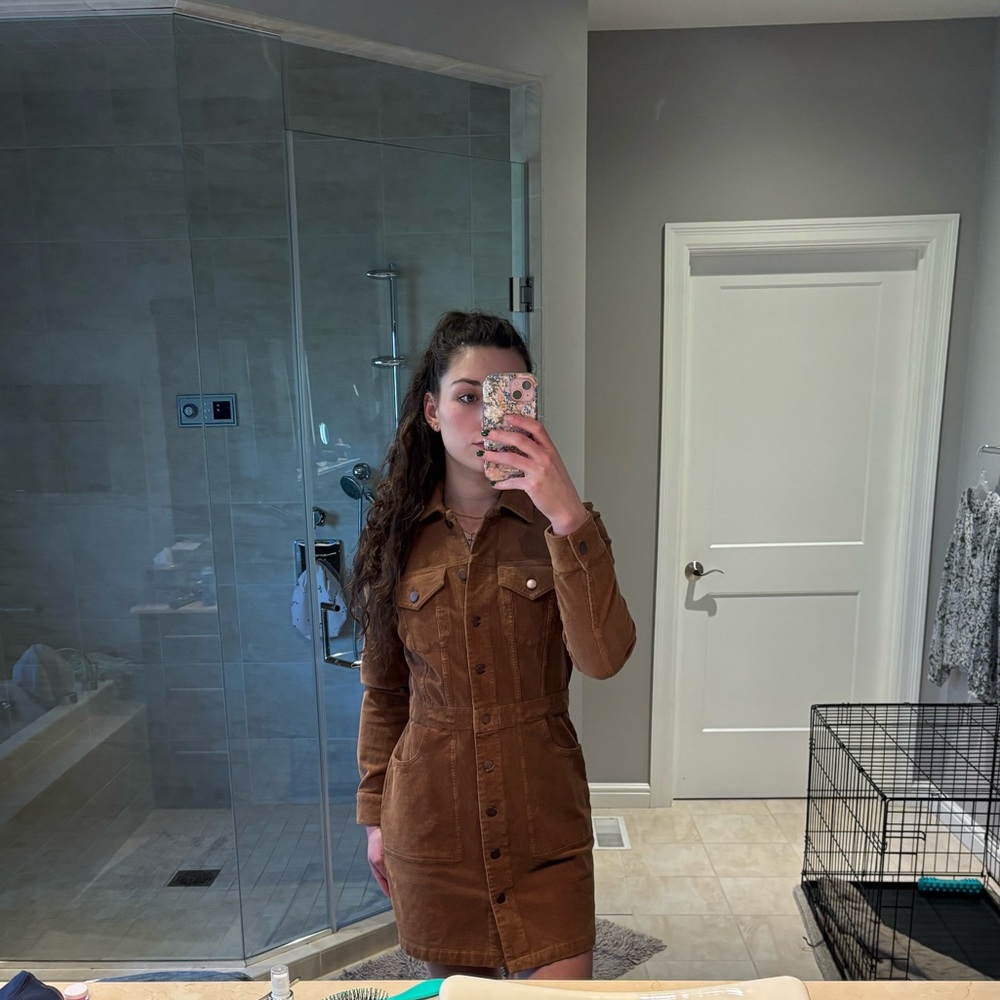 Faherty Softstretch Cord Michelle Dress - Picture 2 of 5